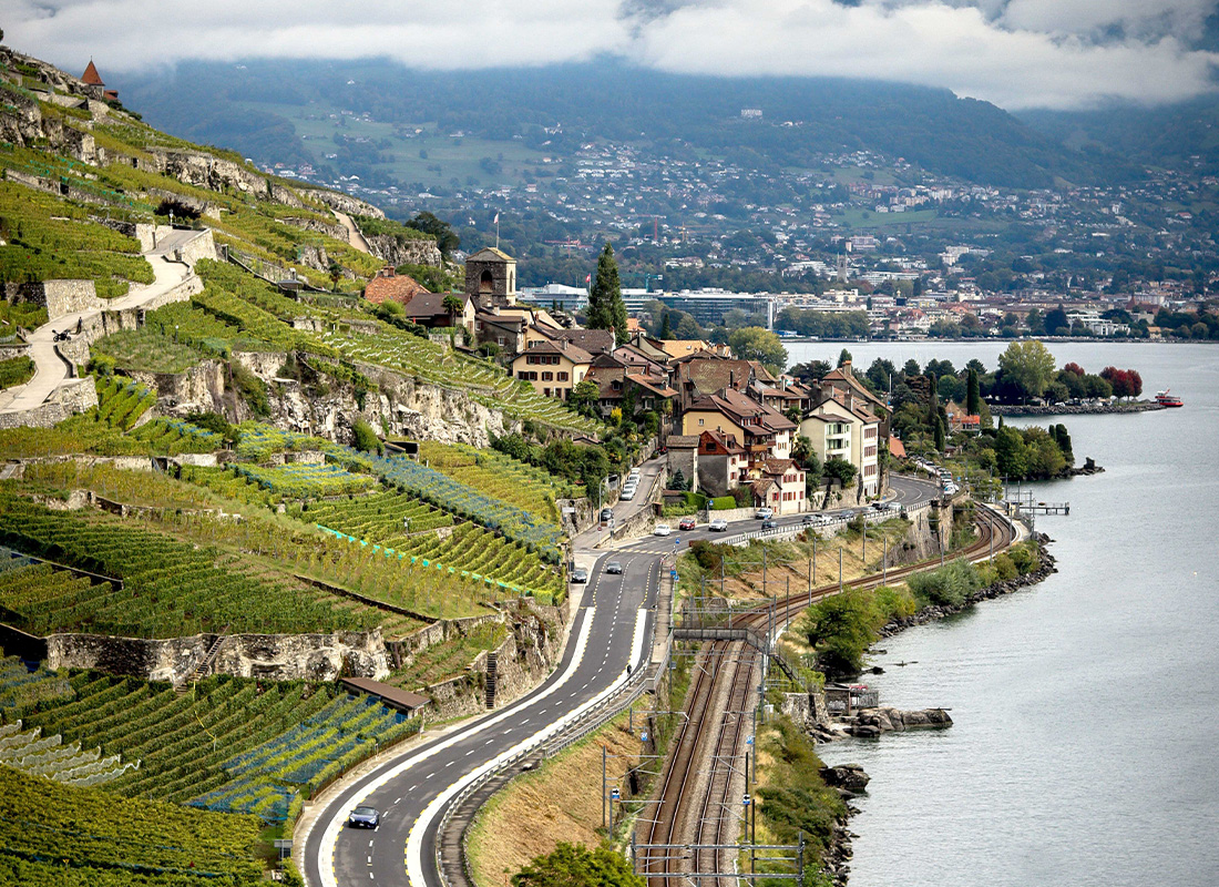 Photo de la ville de Lausanne en Suisse.